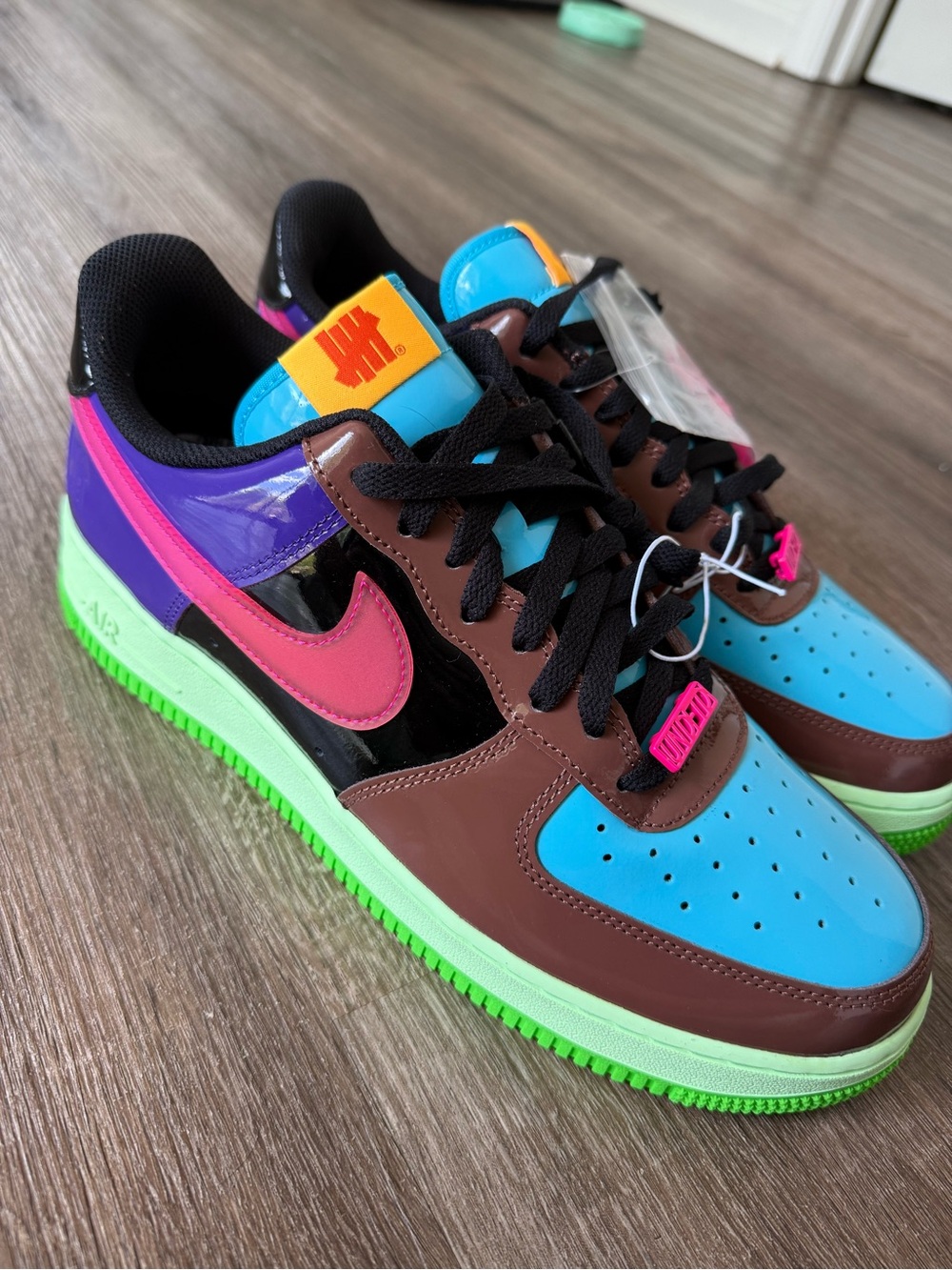 NEW UNDEFEATED x Nike Air Force 1 Low Pink Prime